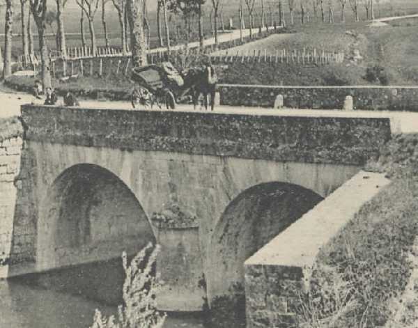 Champagnole (39), Calèche sur le Pont de Gratteroche