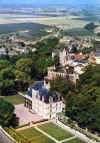 Poncé sur le Loir (Sarthe, 72), Le château, l'église